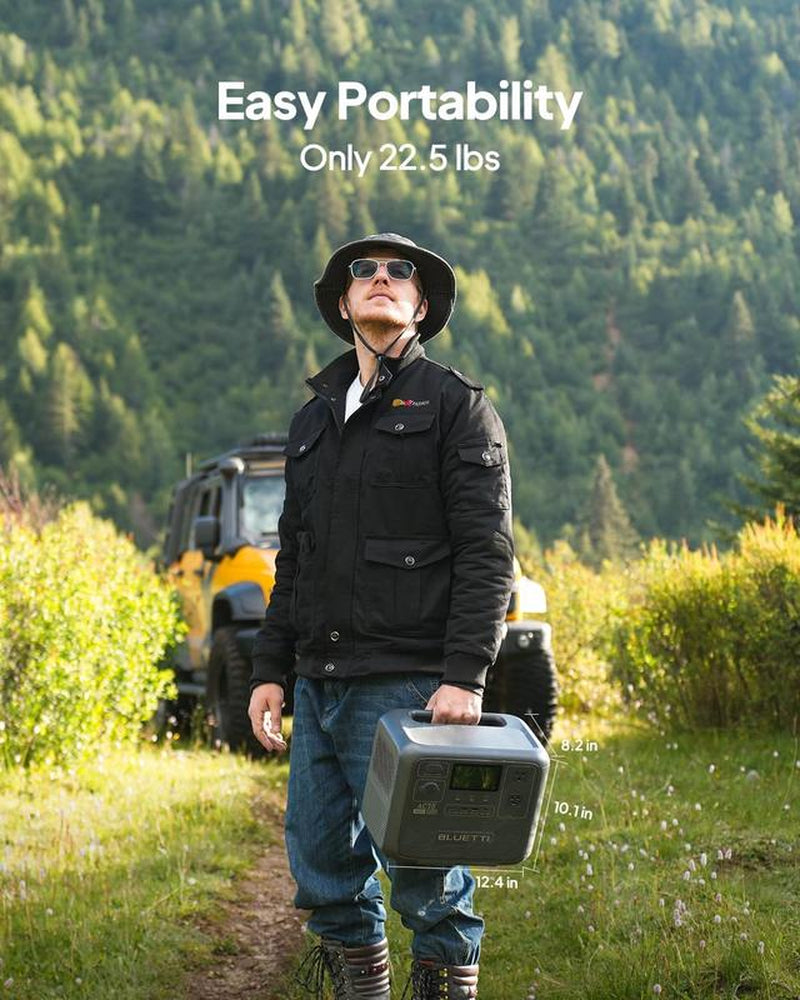 BLUETTI AC70 Portable Solar Generator, 768Wh Lifepo4 Power Station