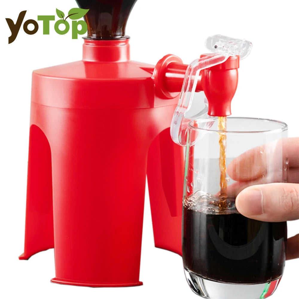 Lemonade Soda Dispenser Bottle Coke Inverted Carbonated Beverage Upside down Drinking Water Dispense Machine Party Gadget