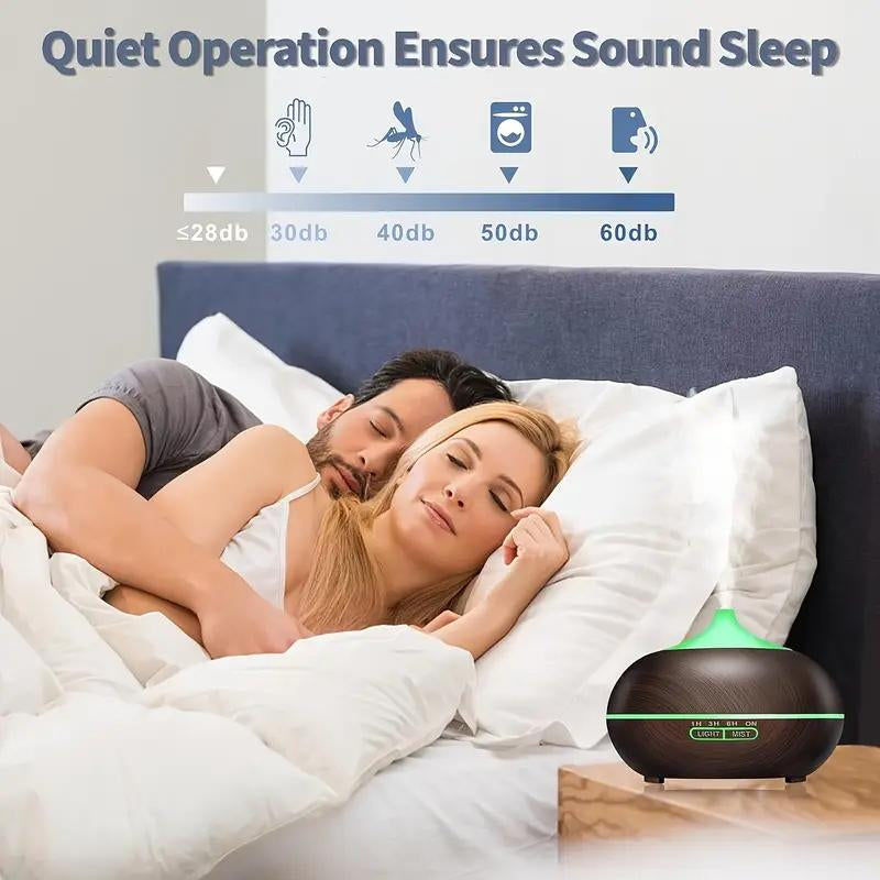 Essential Oil Diffuser 18.6Oz, Ultrasonic Aromatherapy Diffuser Mist Humidifiers, Humidifier with 8 Color Lights, 4 Timer Setting, Auto Shut-Off, Office Home Bedroom Living, Large Room Jellyfish Lamp