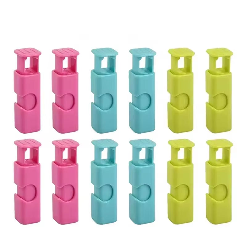 10Pcs Food Sealing Clips, Snack Bag Clips, Moisture-Proof Fresh-Keeping Clips, Plastic Bag Sealing Clips