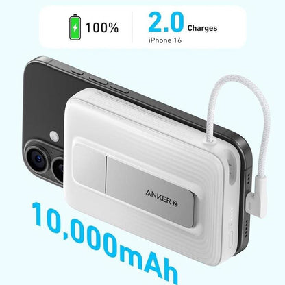 Anker Laptop Charger (140W, 4-Port, PD 3.1) with USB-C Cable + Anker Zolo Magnetic Power Bank (10K, 30W, Built-In USB-C Cable)