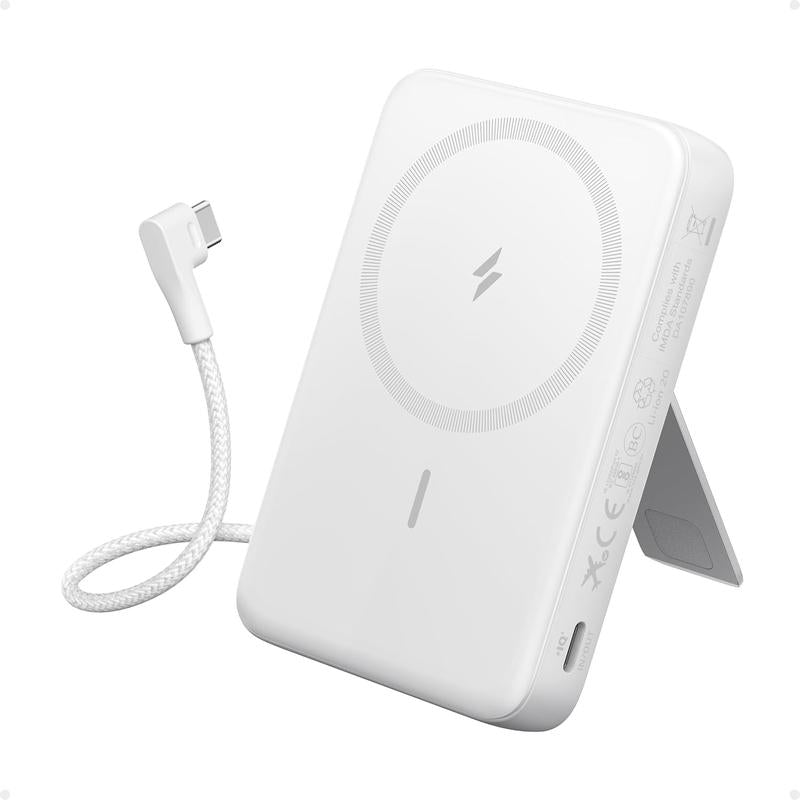 Anker Laptop Charger (140W, 4-Port, PD 3.1) with USB-C Cable + Anker Zolo Magnetic Power Bank (10K, 30W, Built-In USB-C Cable)