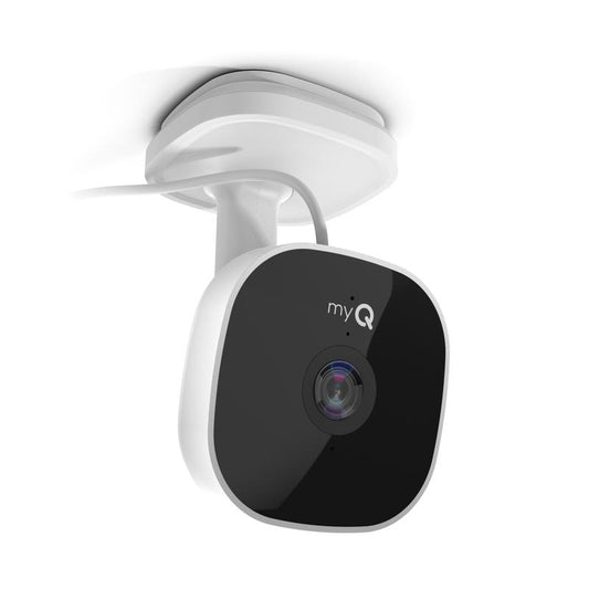 Myq Smart Garage Security Camera – 1080P HD Video, Night Vision, Motion Detection, Magnetic, Wi-Fi, Two-Way Audio, Smartphone Control Lens
