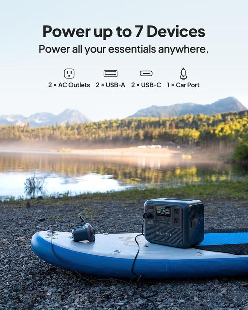 BLUETTI AC70 Portable Solar Generator, 768Wh Lifepo4 Power Station