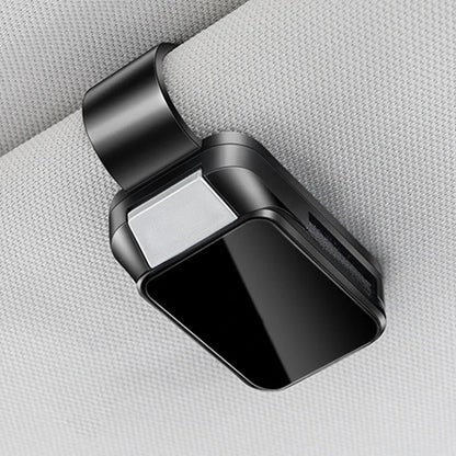 1PC Car Sun Visor Glasses Clips Interior Eyeglasses Storage Holder Compact Storage Auto Interior Accessory with Alloy Buckle