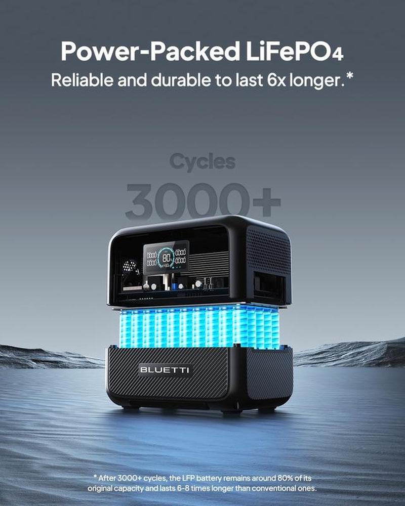 BLUETTI AC70 Portable Solar Generator, 768Wh Lifepo4 Power Station