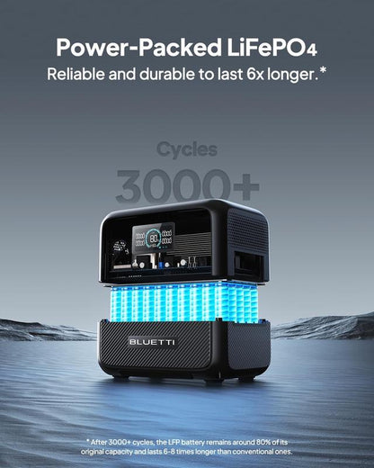 BLUETTI AC70 Portable Solar Generator, 768Wh Lifepo4 Power Station